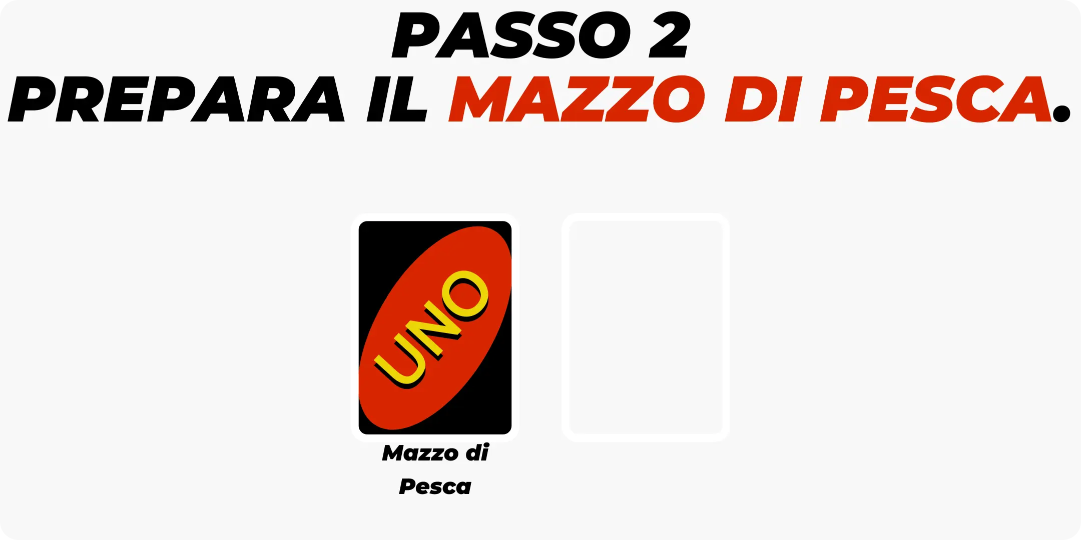 Passo 2 - Mazzo di Pesca