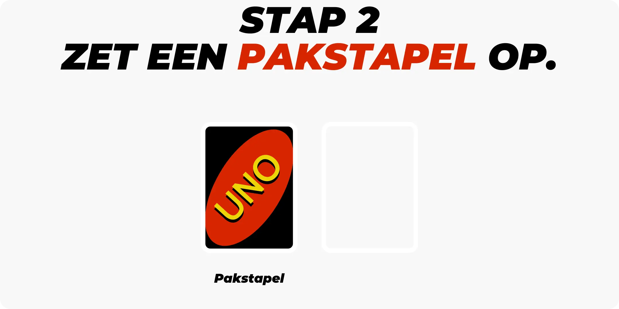 Stap 2 - Trekstapel