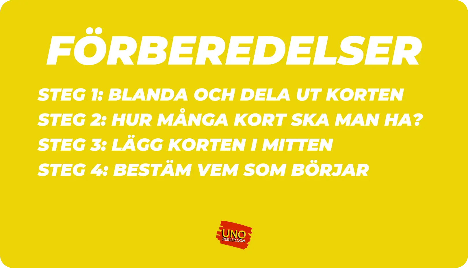 Förberedelser