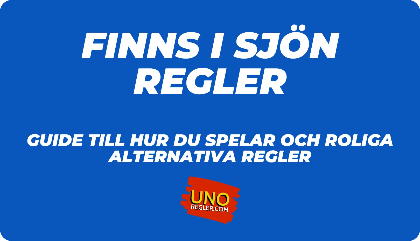 Finns i sjön regler
